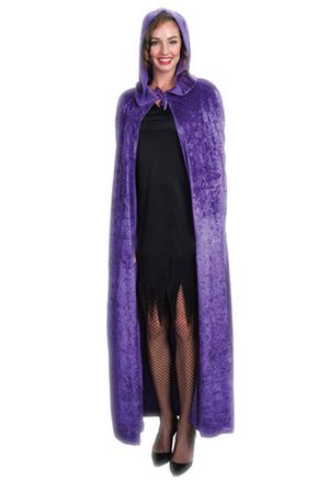 B048-4Halloween накидка костюм вечеринки одежда для выступлений плотный бархатный плащ ведьмы